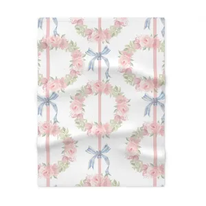 Sutton Print Fluffy Softness Cuddle Fleece Baby Blanket