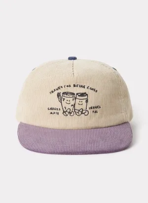 Thanks Cap Bone/Lilac Cord