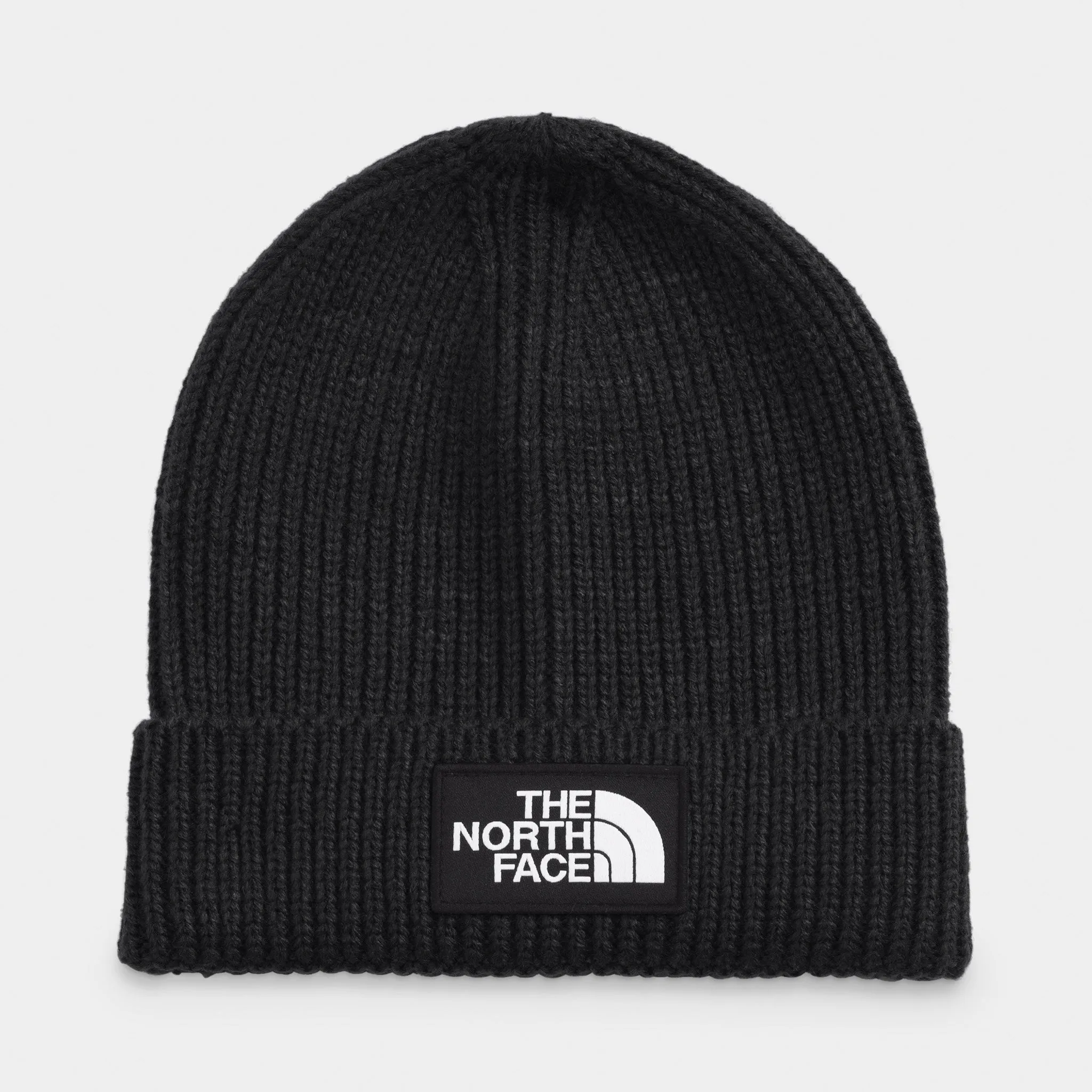 The North Face Children's Box Logo Cuffed Beanie / TNF Black