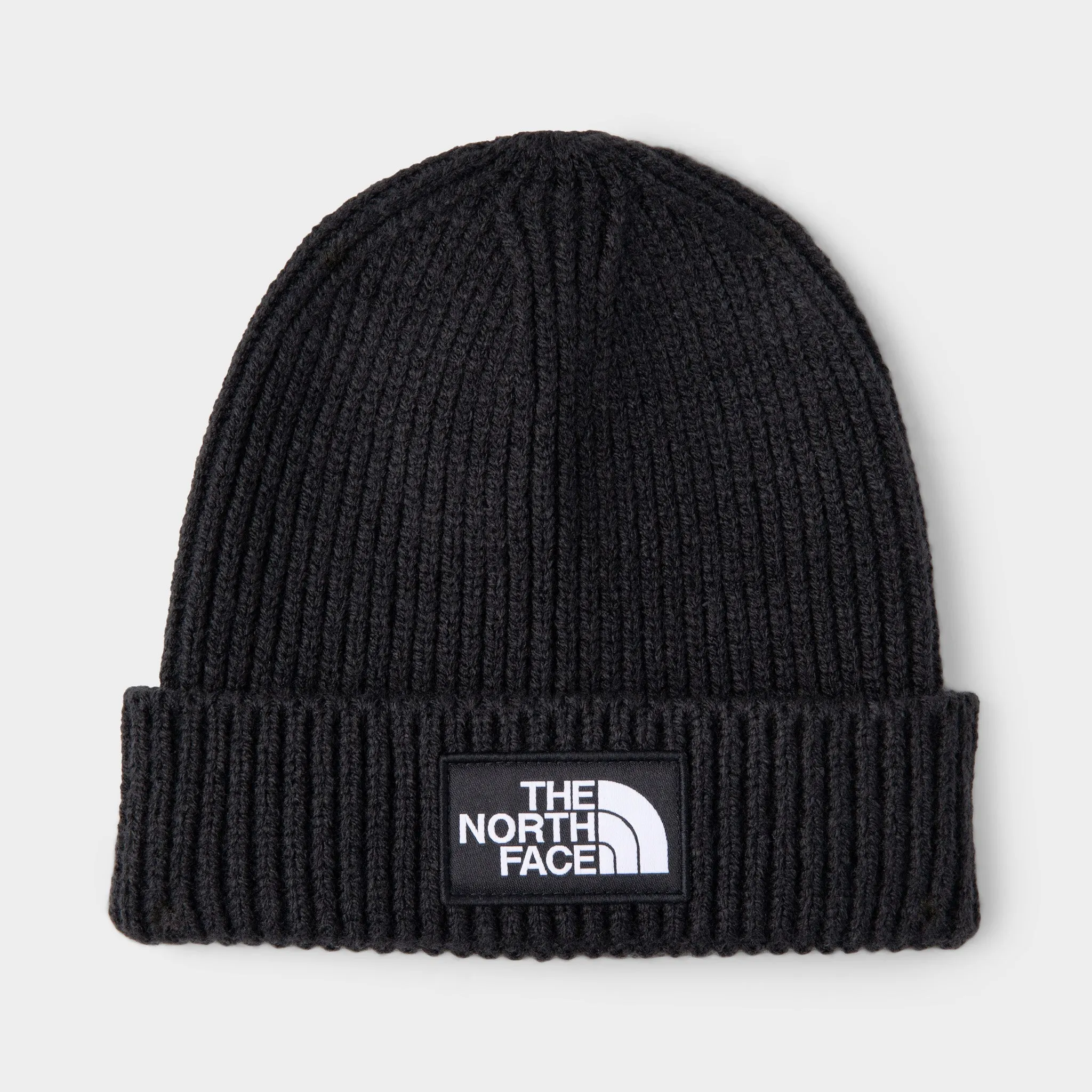 The North Face Children's Box Logo Cuffed Beanie / TNF Black