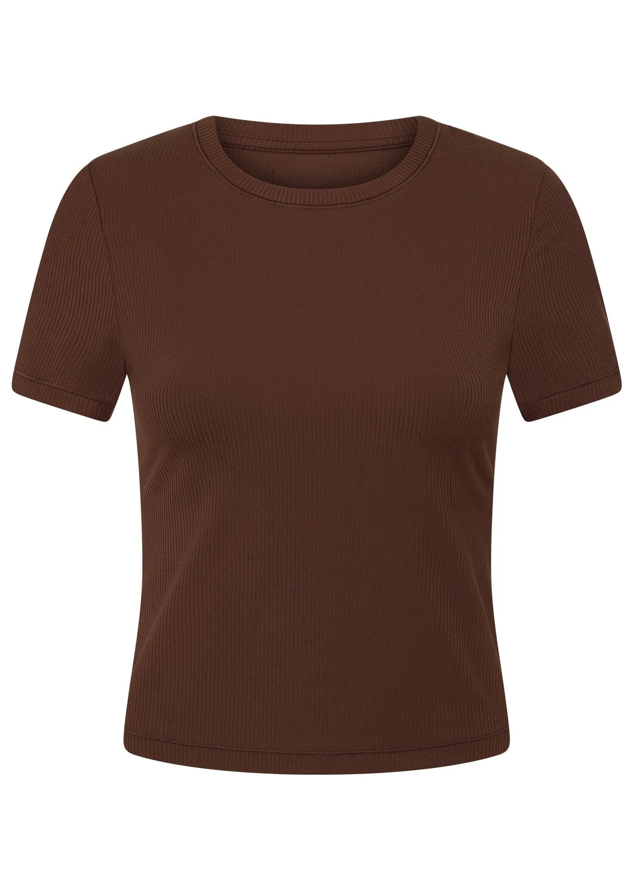 Ultimate Comfort Rib Anti-Odour T-Shirt | Espresso