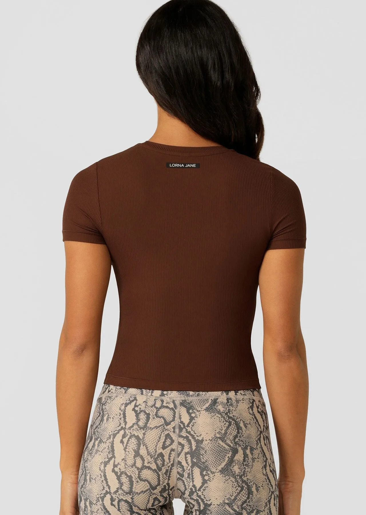 Ultimate Comfort Rib Anti-Odour T-Shirt | Espresso
