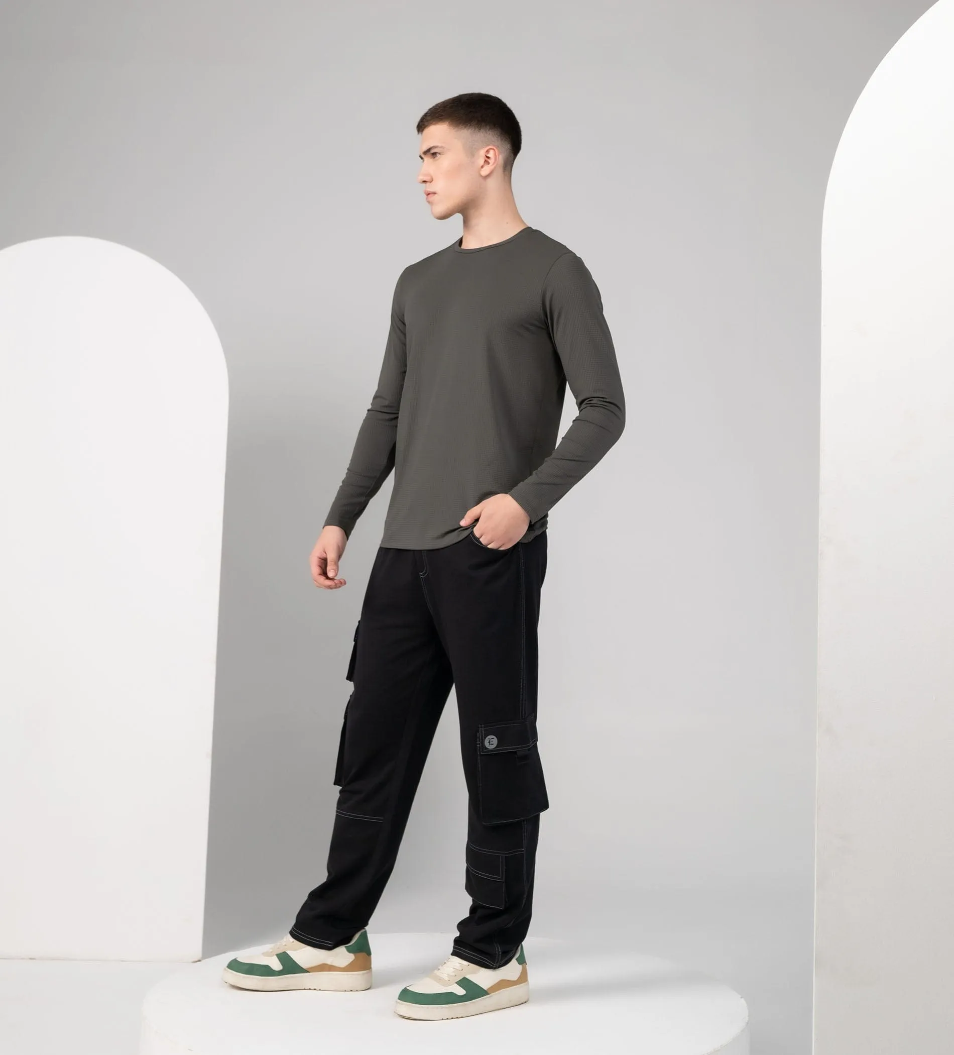 ultimate comfort textured tshirt