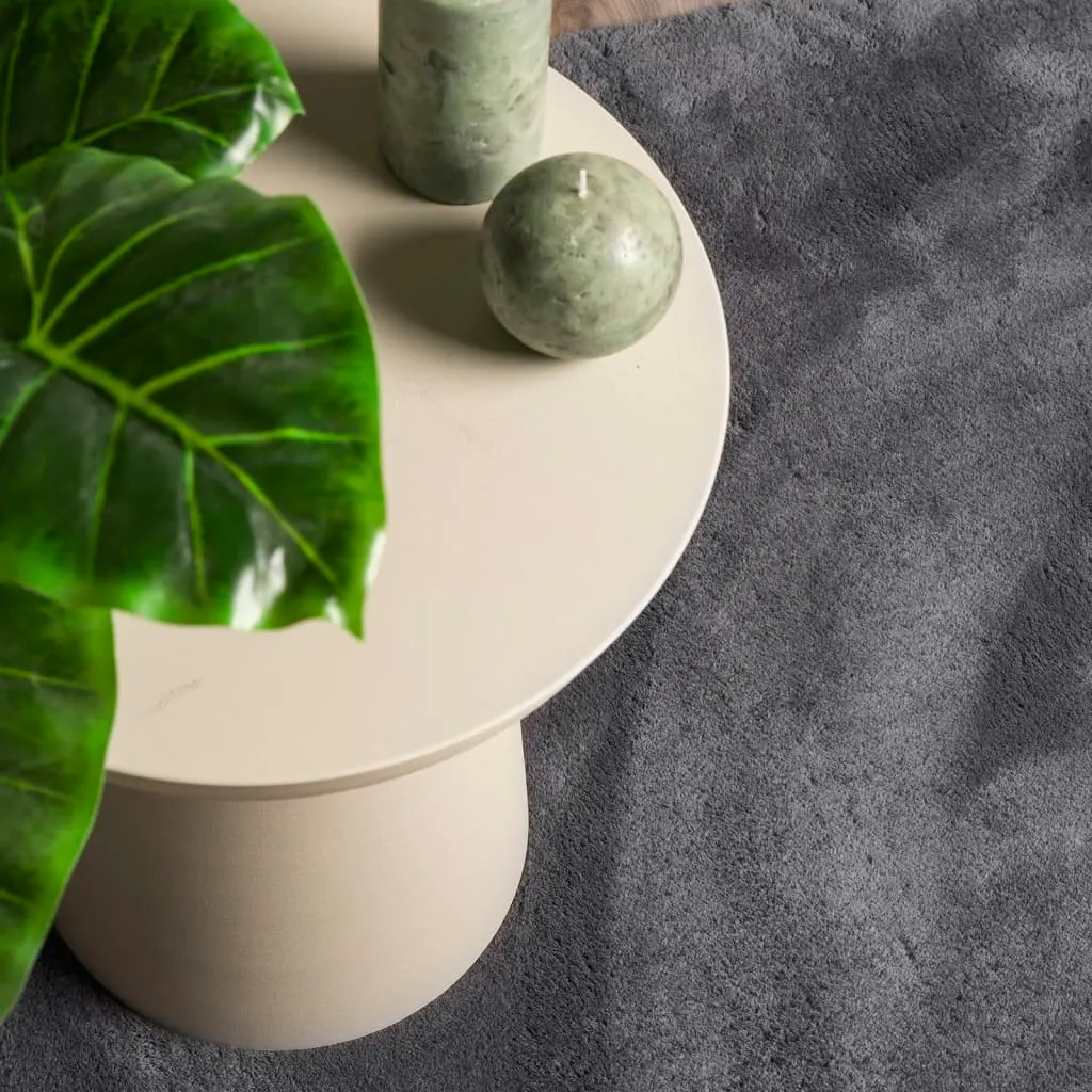 vidaXL HUARTE Anthracite Short Pile Rug - Ultra-Soft, Machine Washable, Non-Slip 200x280 cm - Perfect for Modern Living Spaces