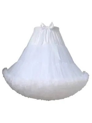 White Fluffy Petticoat 55cm
