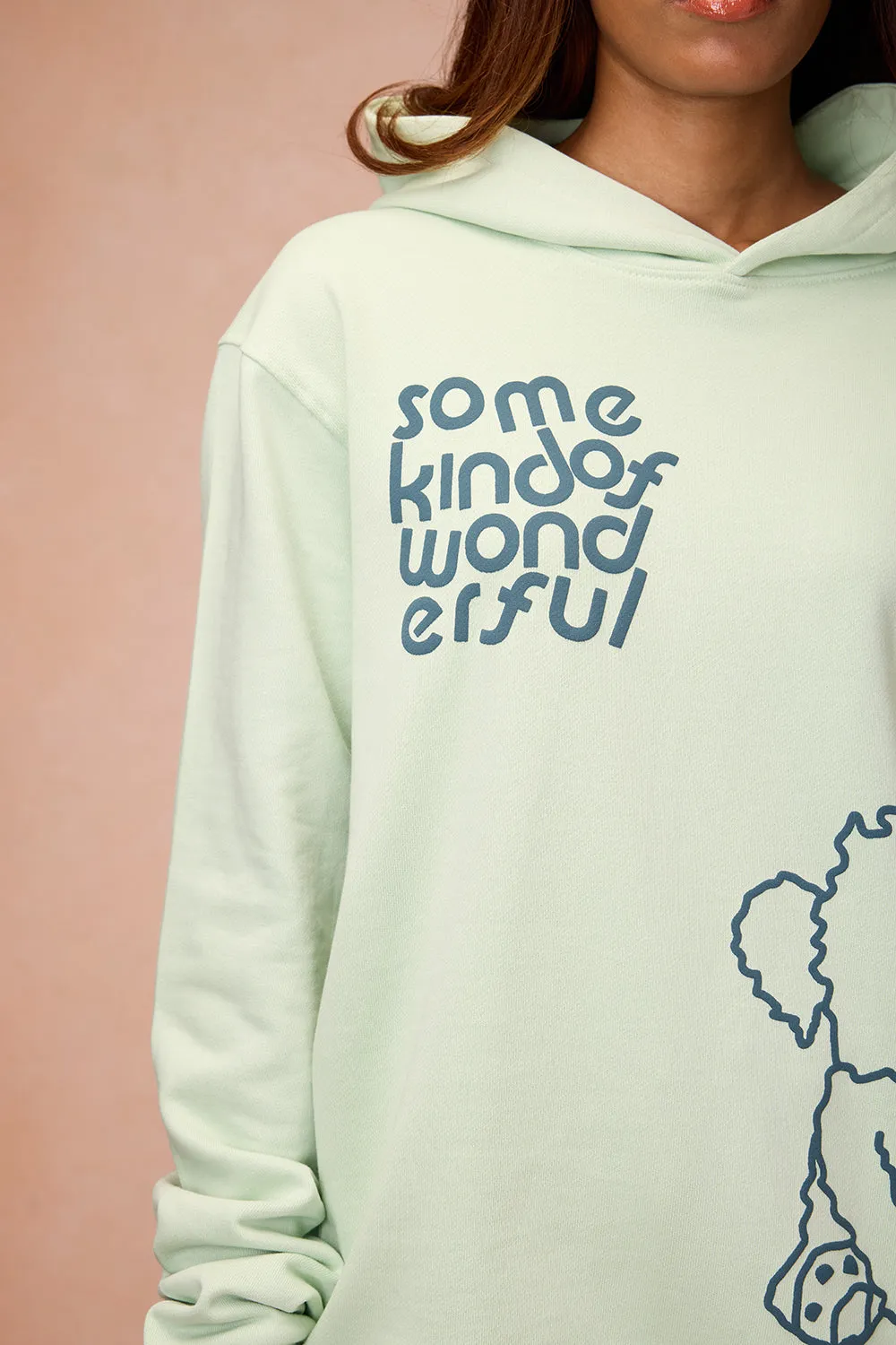 Women's Mint Green Dog Loves Me Hoodie