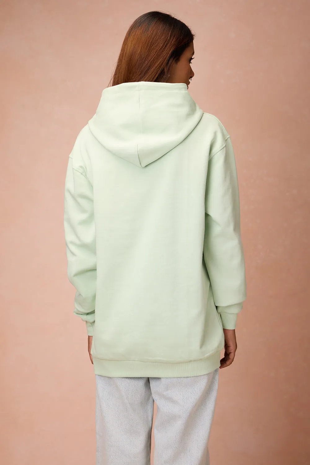 Women's Mint Green Dog Loves Me Hoodie