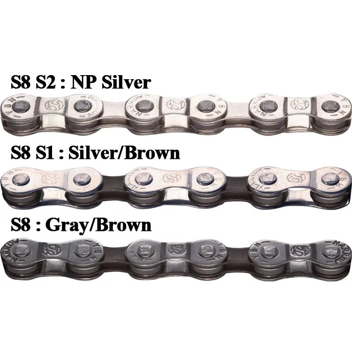 YBN Chain 8 Speed For SHIMANO and SRAM Drive Trains