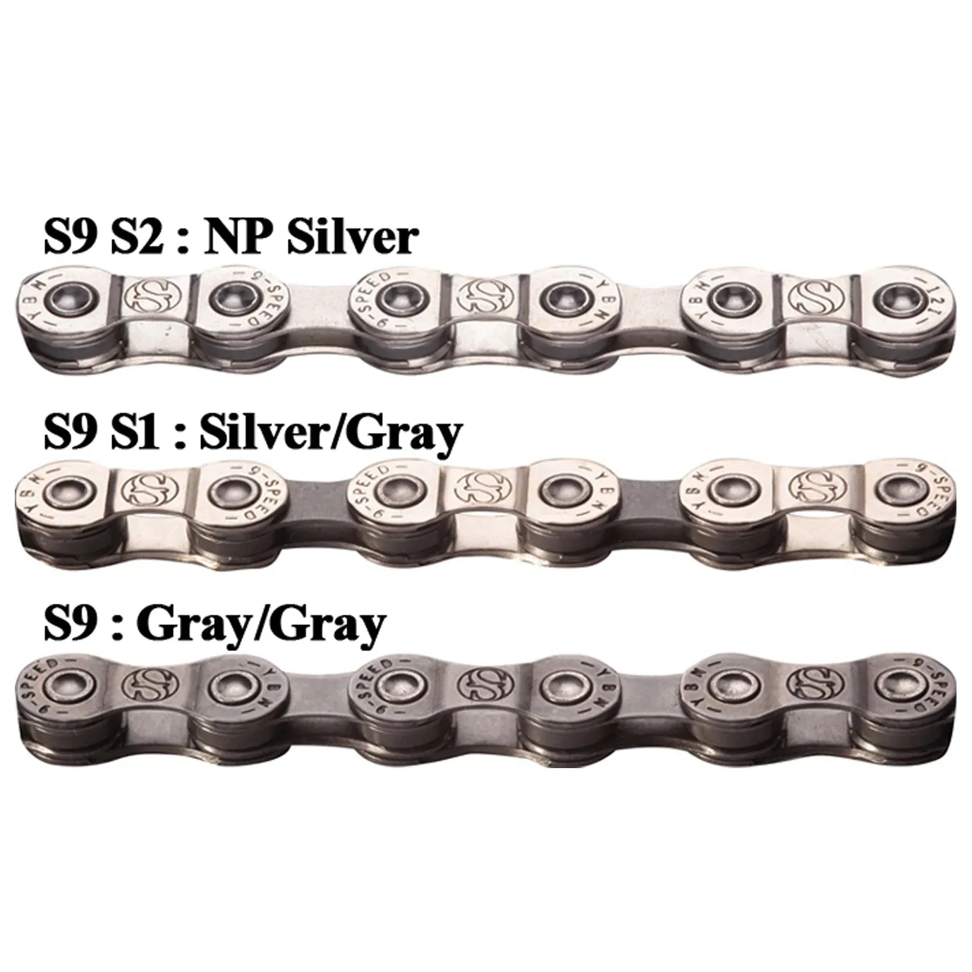 YBN Chain 9 Speed For SHIMANO and SRAM Drive Trains